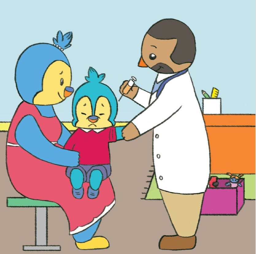 Timo fait son vaccin