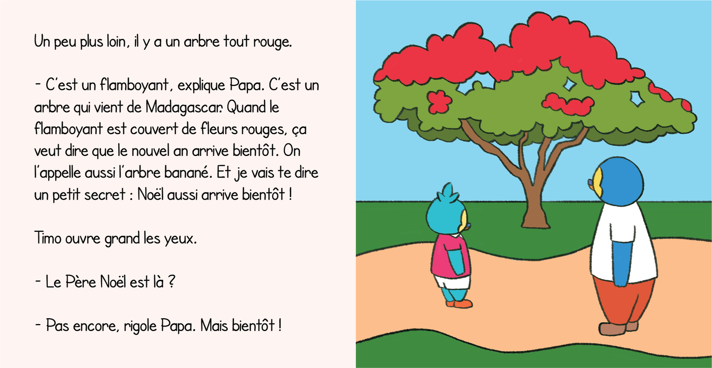 Timo va au Jardin des Pamplemousses