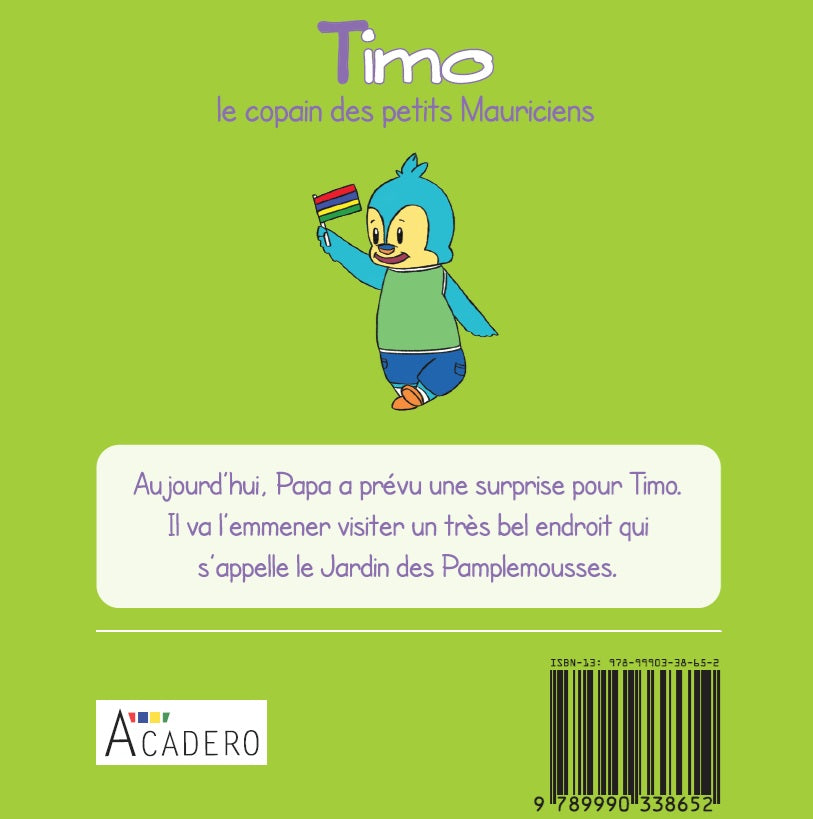 Timo va au Jardin des Pamplemousses