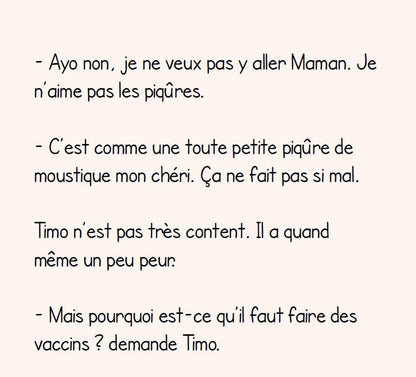 Timo fait son vaccin