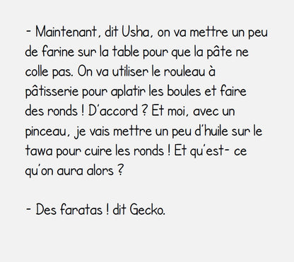 Timo fait des faratas